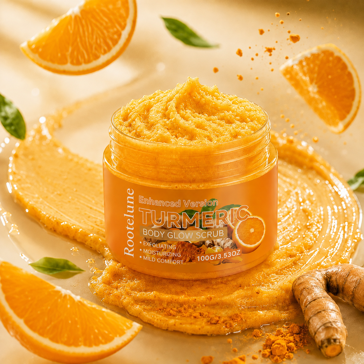 Turmeric Glow Scrub — Buff Away Dull, Rough Skin for a Softer, Smoother-Looking Glow