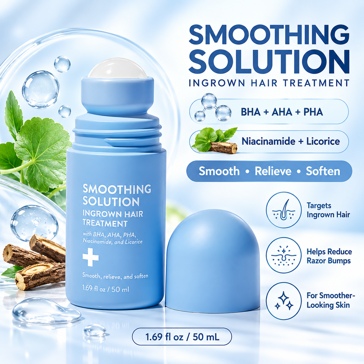 SMOOTHING SOLUTION INGROWN HAIR TREATMENT